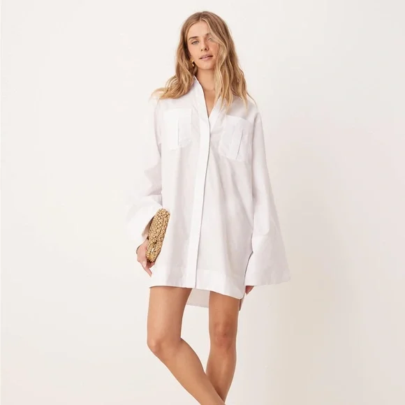 knee length dresses for ladies Block Party Ready Vintage Wash T-Shirt Mini Dress in Blue